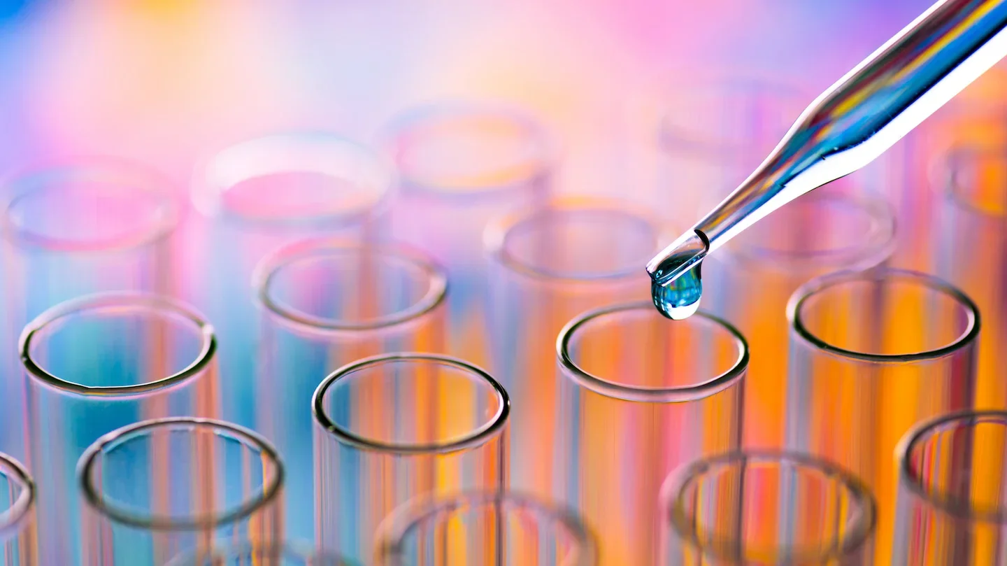 Laboratory test tubes